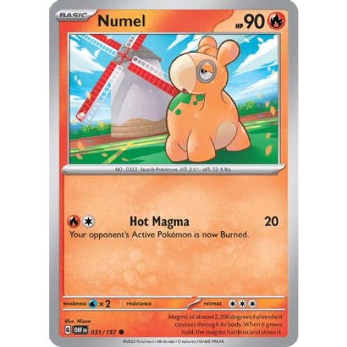 Numel (031/197) Common Reverse Holofoil - Single