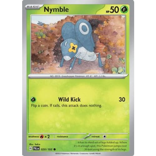 Nymble - 020/193 (20) Common Reverse Holofoil - Single
