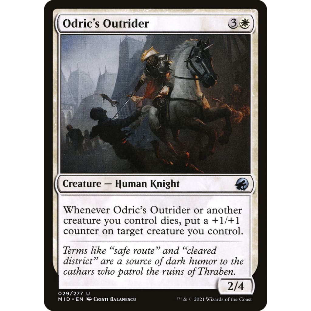 Odric’s Outrider (MID-029) Foil - Single