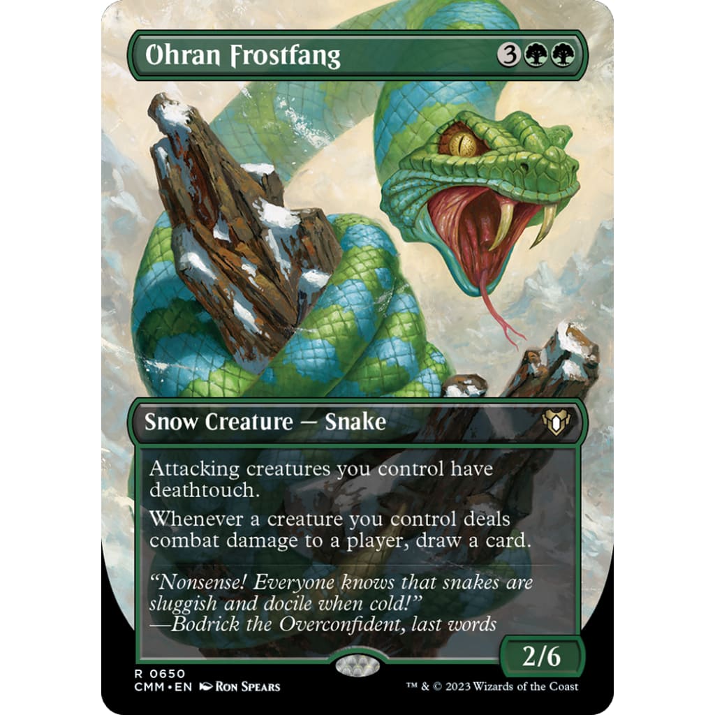 Ohran Frostfang (CMM-650) (Borderless) Foil - Single