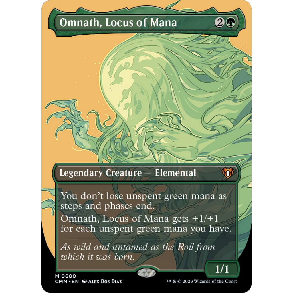Omnath Locus of Mana (CMM-680) (Borderless) Foil - Single