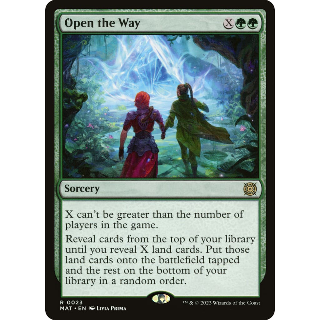 Open the Way (MAT-023) - Single