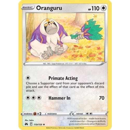 Oranguru (119) Rare Classic - Single