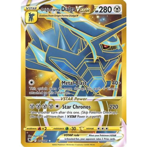 Origin Forme Dialga VSTAR (210/189) Secret Rare Holofoil