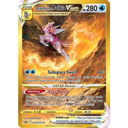 Origin Forme Palkia VSTAR (Secret) (GG67) Secret Rare