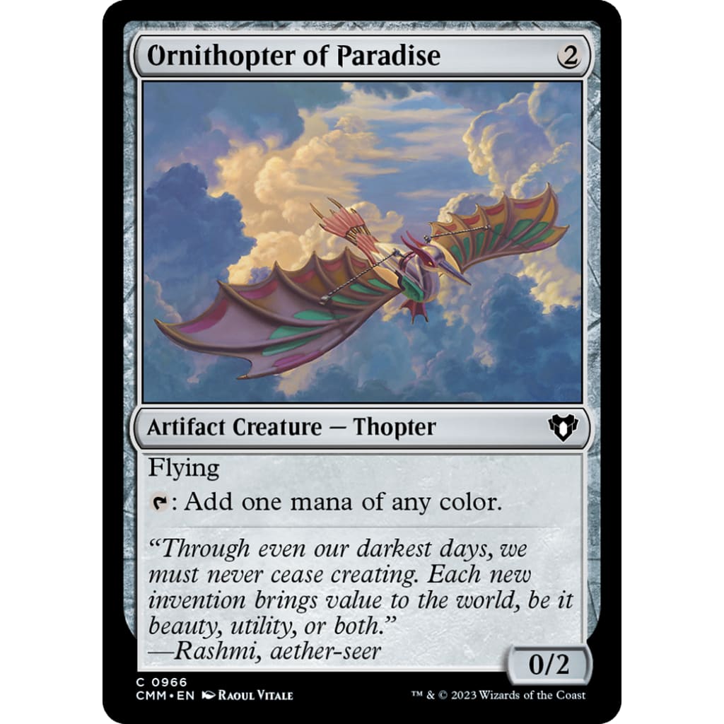 Ornithopter of Paradise (CMM-966) - Single