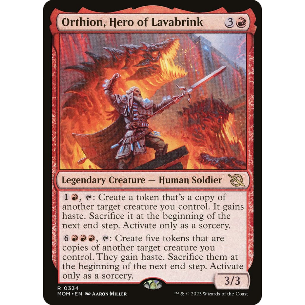 Orthion Hero of Lavabrink (MOM-334) - Single