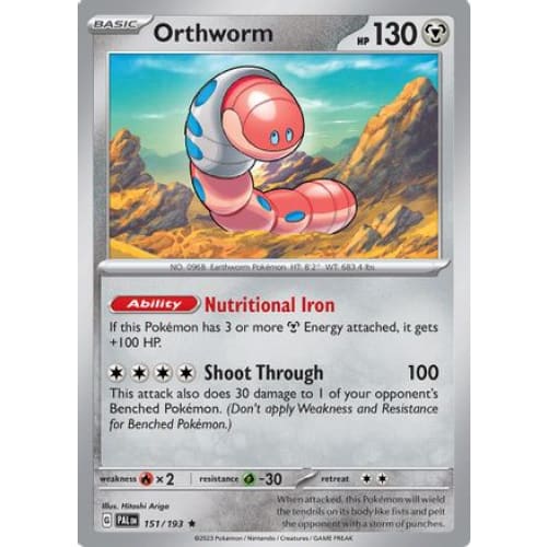 Orthworm (151) Rare Classic Holofoil - Single