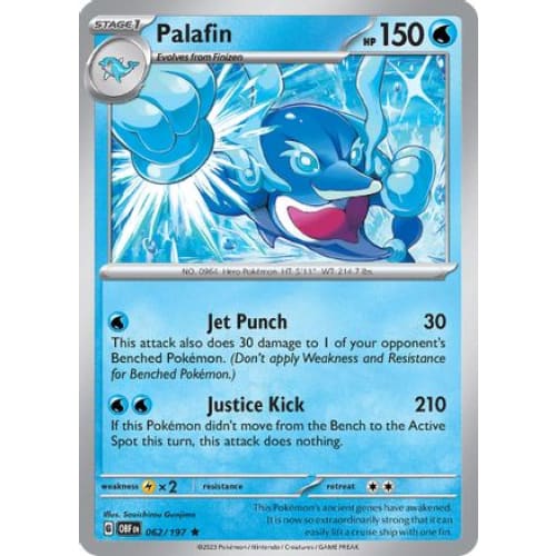 Palafin (62) Rare Classic Holofoil - Single