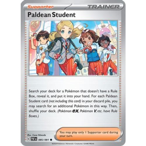 Paldean Student (85) Common - Single