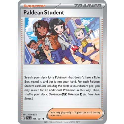 Paldean Student (86) Common - Single