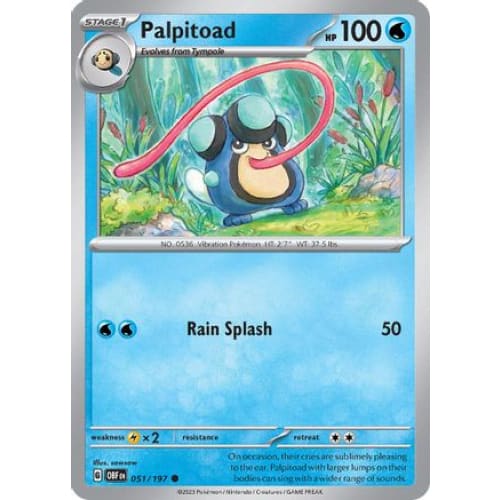 Palpitoad (051/197) Common Reverse Holofoil - Single