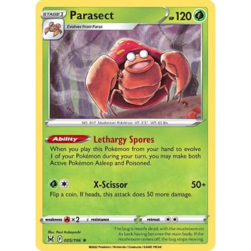 Parasect (005/196) Rare Classic - Single