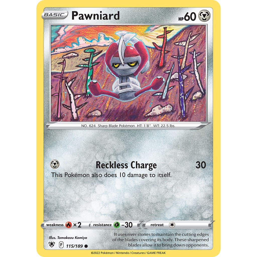 Pawniard (115/189) Common Reverse Holofoil - Single
