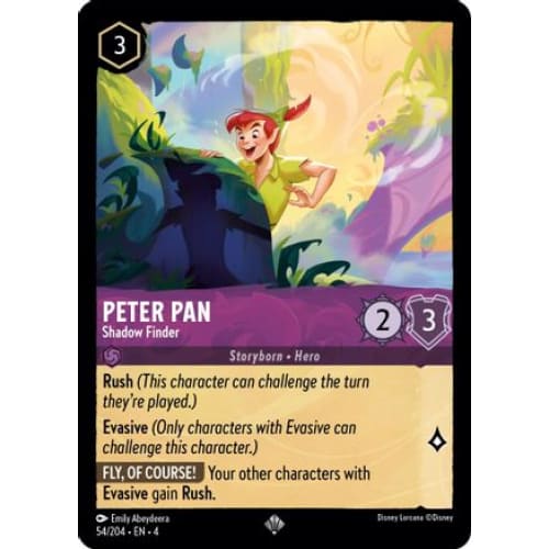 Peter Pan - Shadow Finder (54/204) - Ursulas Return - Single