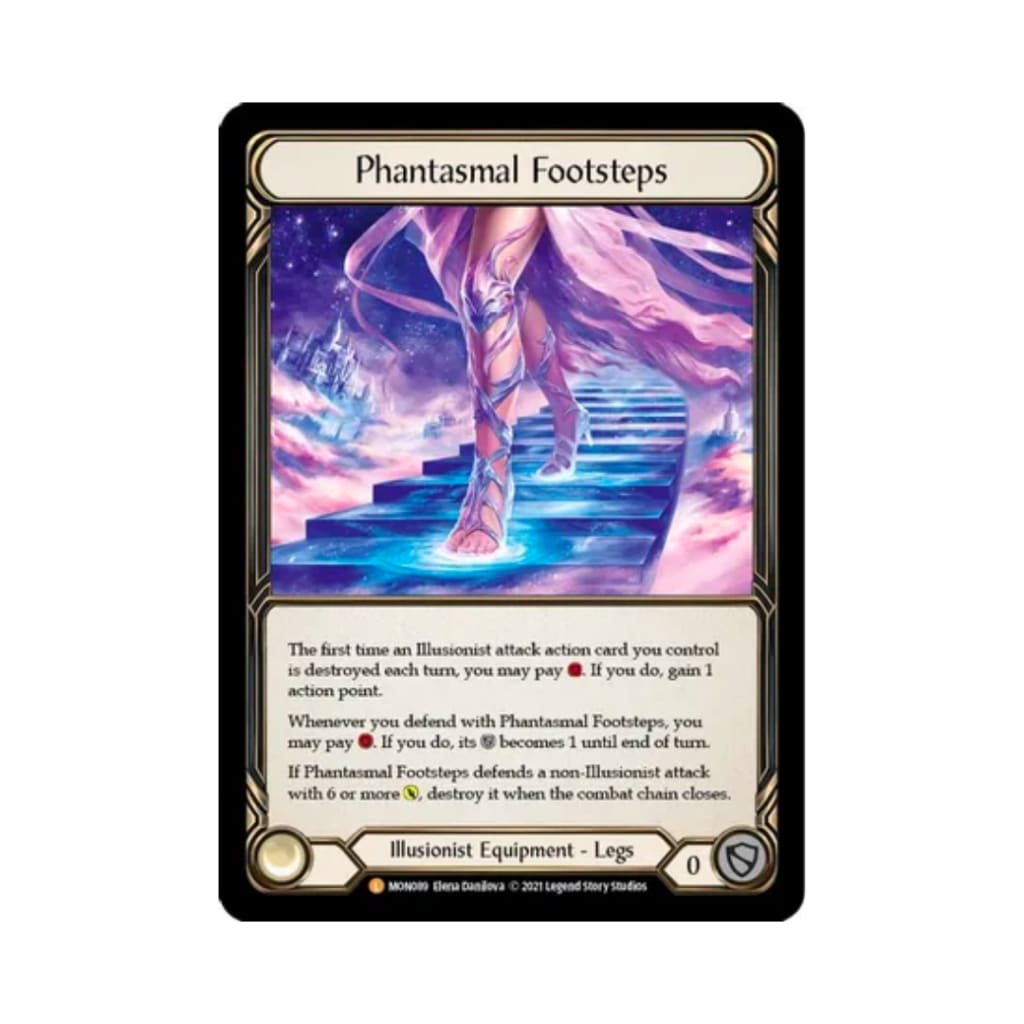Phantasmal Footsteps Mon089 Cold Foil by Flesh and Blood