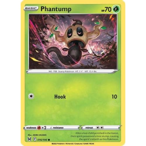 Phantump (016/196) Common Reverse Holofoil - Single
