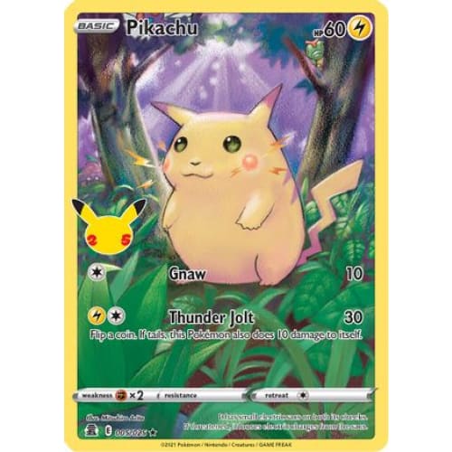 Pikachu (005/025) Holo Rare Holofoil - Single