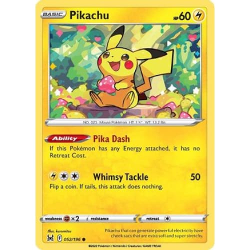 Pikachu (052/196) Common - Single