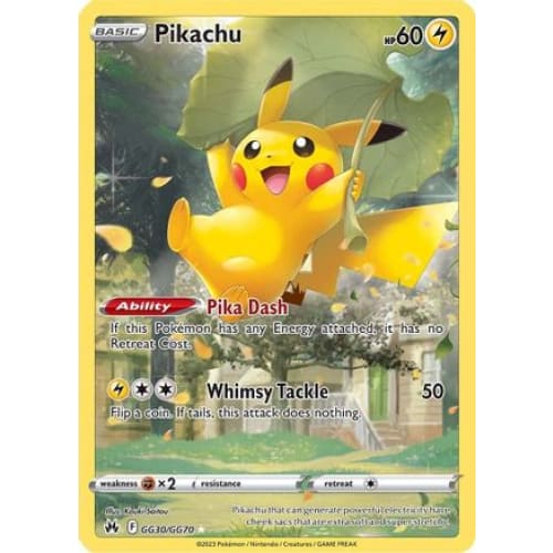 Pikachu (GG30) Holo Rare Holofoil - Single