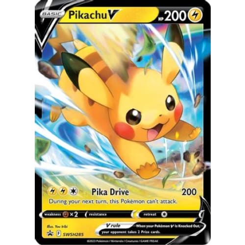 Pikachu V (SWSH285) Promo Holofoil - Single