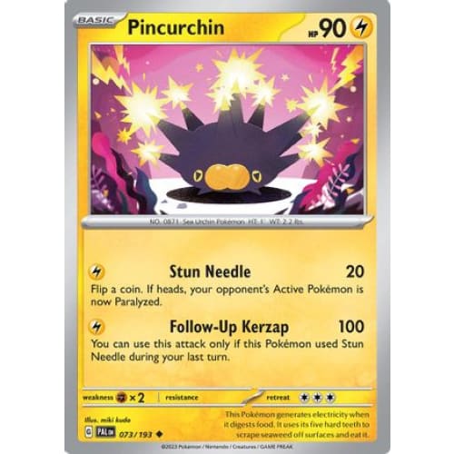 Pincurchin - 073/193 (73) Uncommon Reverse Holofoil - Single