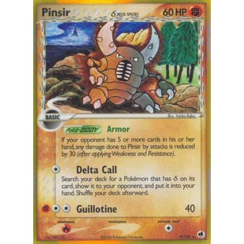 Pinsir δ (009/101) Holo Rare Holofoil - Single