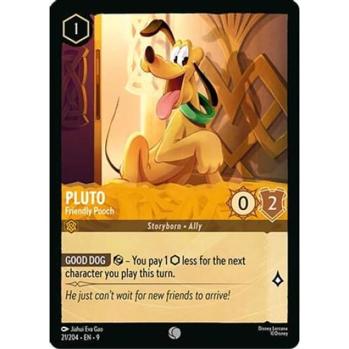 Pluto - Friendly Pooch (21/204) - Fabled - Single