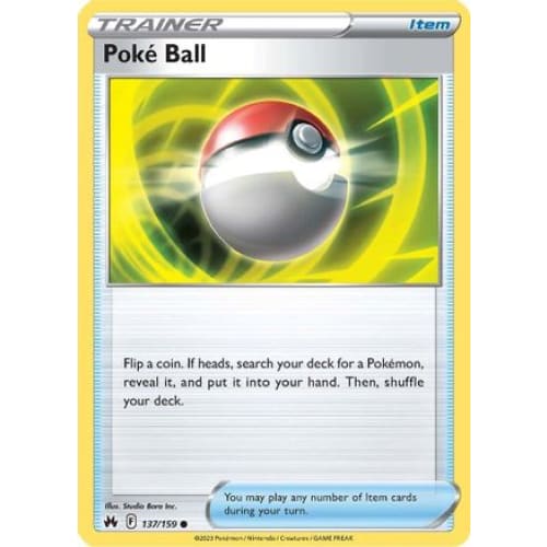 Poke Ball (137) Common Reverse Holofoil - Single
