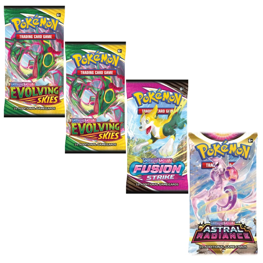 Pokemon Booster Pack Bundle (4 Packs)