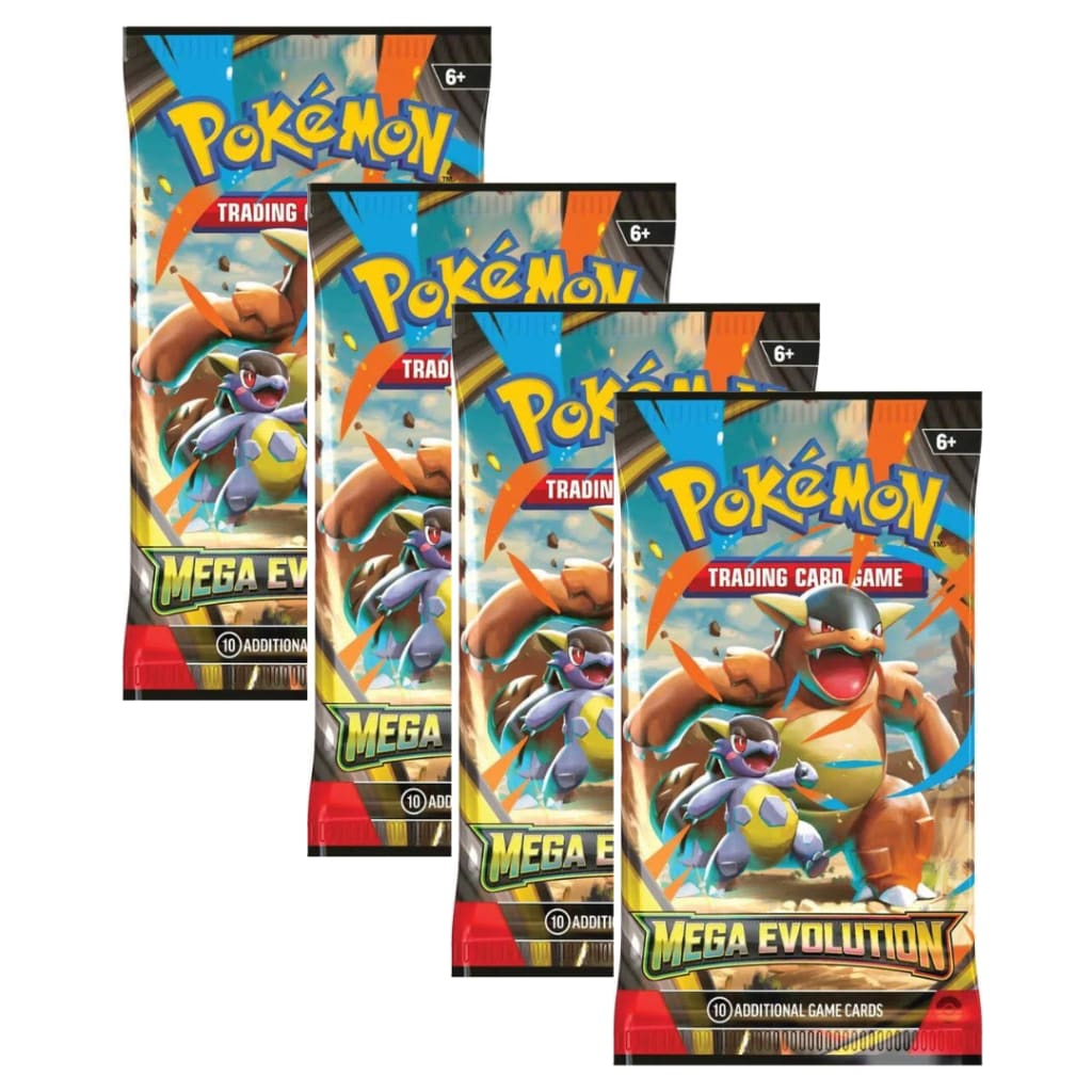 Pokemon Mega Evolution Base Set 4 Pack Bundle by Pokemon Hobbiesville Pokemon Mega Evolution Base Set 4 Pack Bundle by Pokemon Hobbiesville