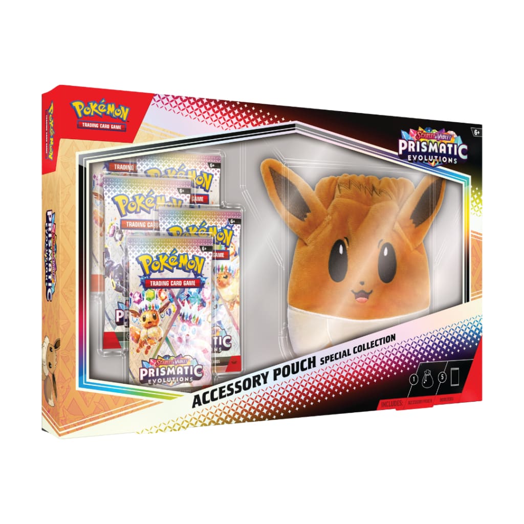 Pokemon Prismatic Evolutions Accessory Pouch Special
