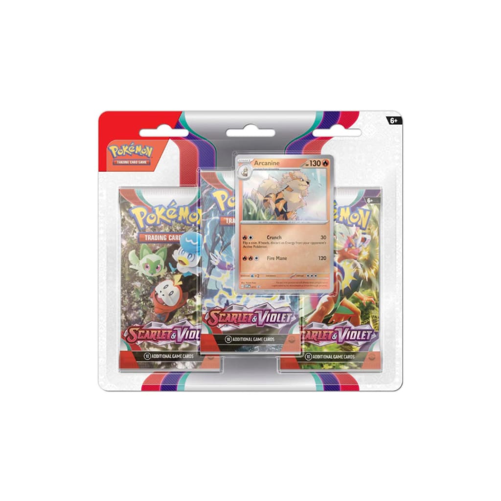 Pokemon - Scarlet and Violet - Base Set - 3 Pack Blister