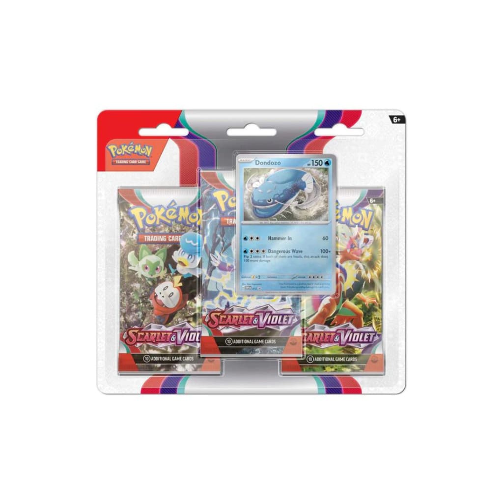 Pokemon - Scarlet and Violet - Base Set - 3 Pack Blister