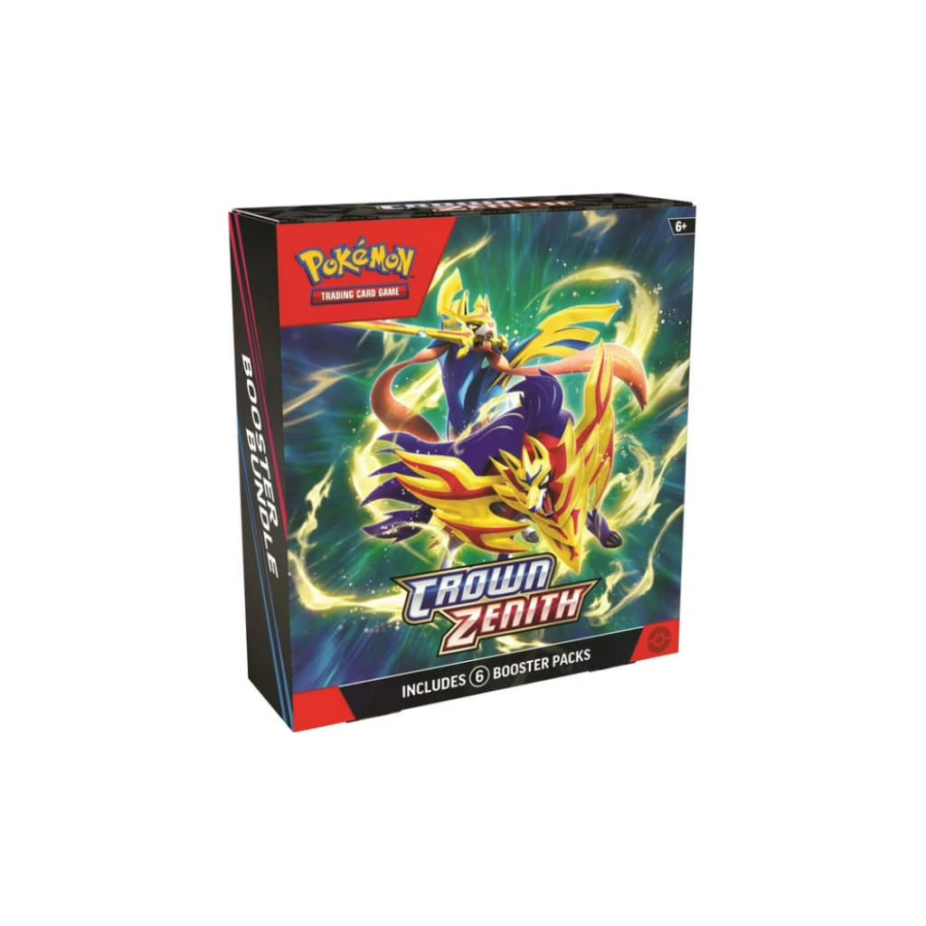 Pokemon Tcg: Crown Zenith Booster Bundle - 6 Packs  Hobbiesville