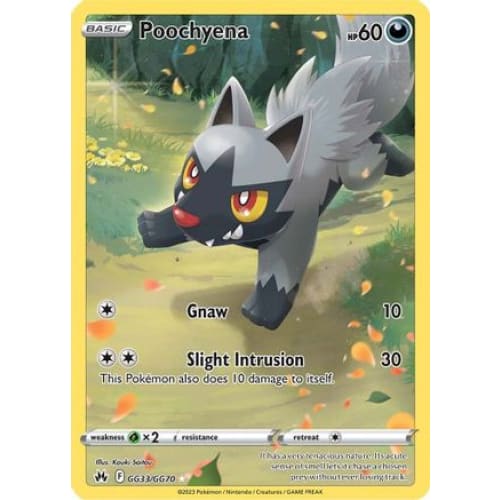 Poochyena (GG33) Holo Rare Holofoil - Single