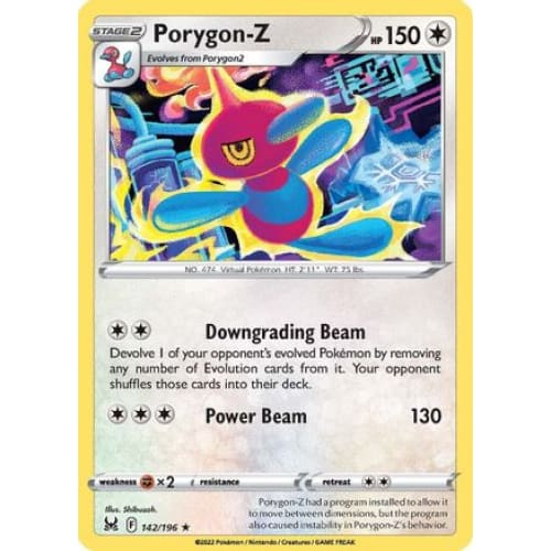 Porygon-Z (142/196) Rare Classic - Single