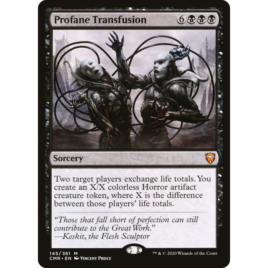 Profane Transfusion (cmr-145) Foil by Commander Legends – Hobbiesville