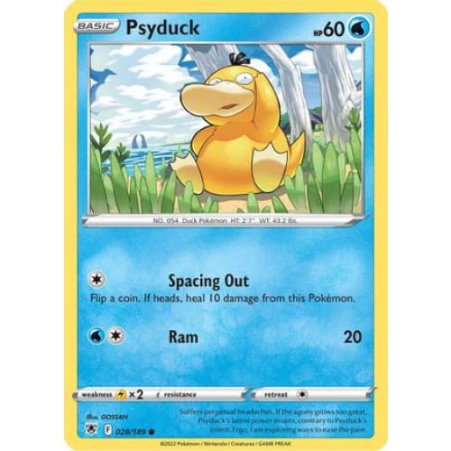 Psyduck (028/189) Common Reverse Holofoil - Single