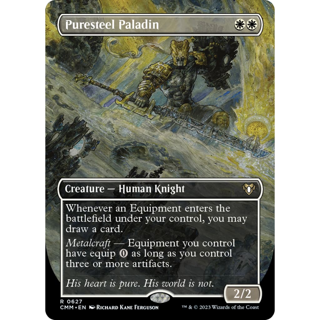 Puresteel Paladin (CMM-627) (Borderless) - Single