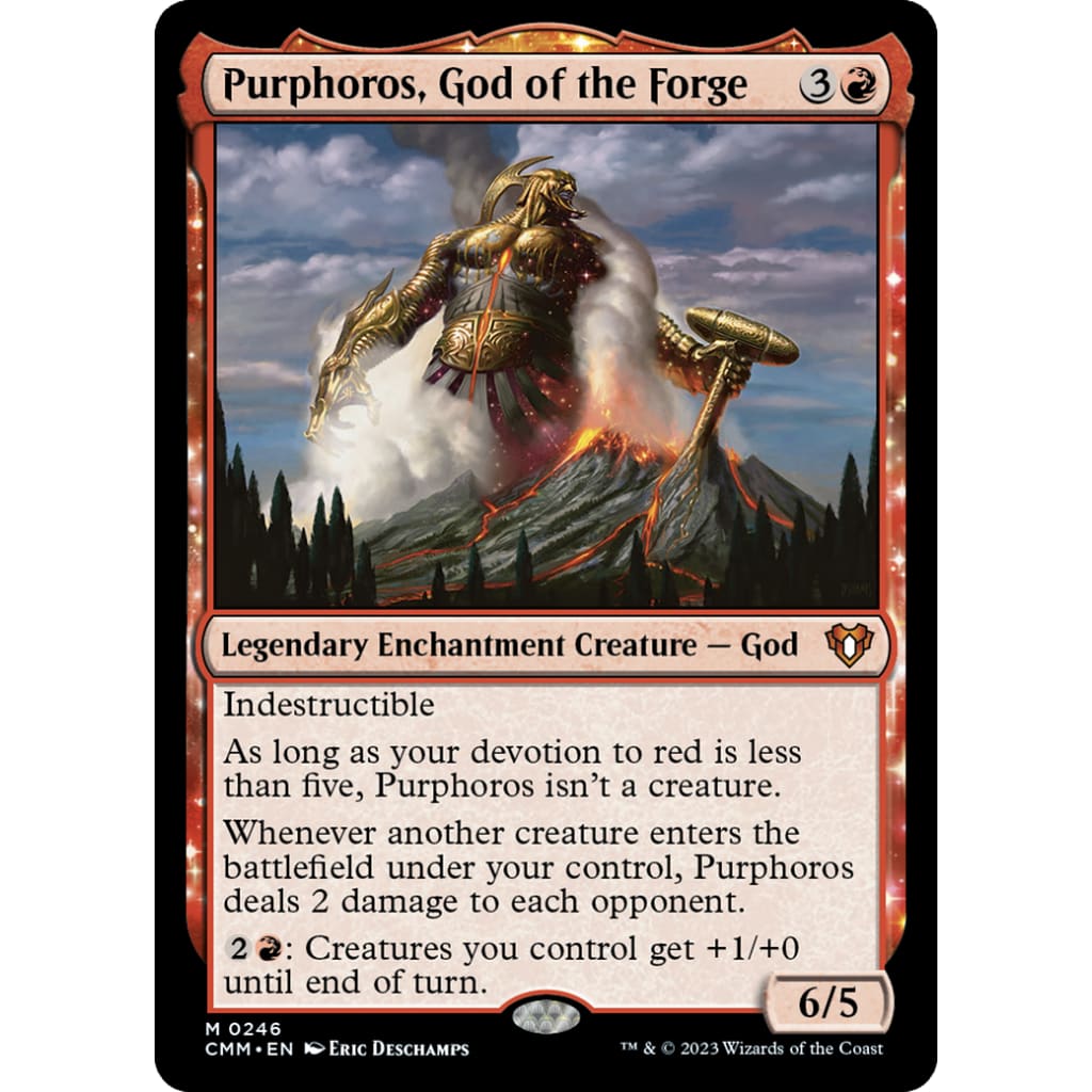 Purphoros God of the Forge (CMM-246): (nyxtouched) - Single