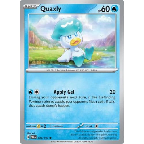 Quaxly - 049/193 (49) Common Reverse Holofoil - Single