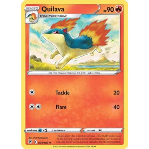 Quilava (024/189) Uncommon Reverse Holofoil - Single