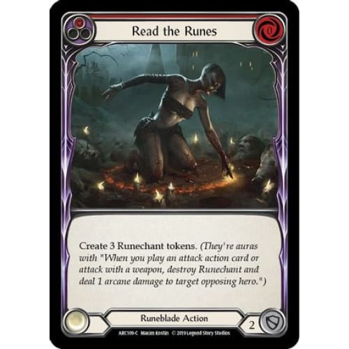 Read the Runes (red) (arcane Rising) Unlimited Edition – Hobbiesville
