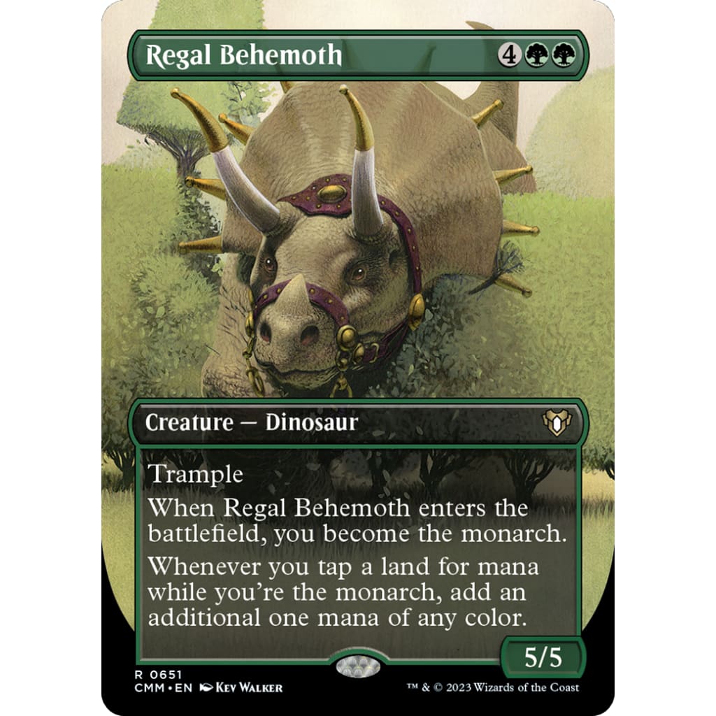 Regal Behemoth (CMM-651) (Borderless) - Single