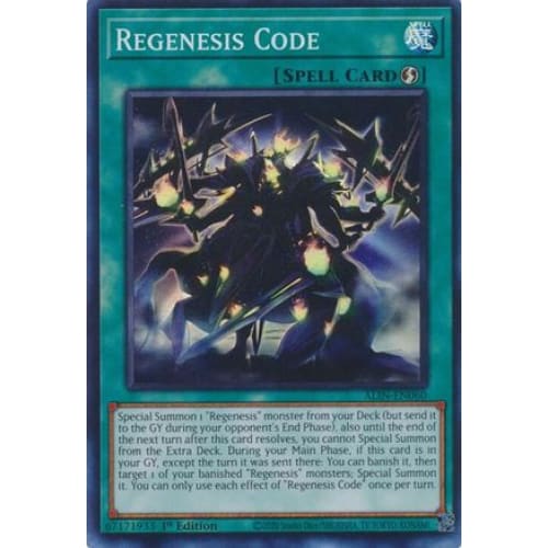 Regenesis Code - ALIN-EN060 Super Rare 1st Edition - Single