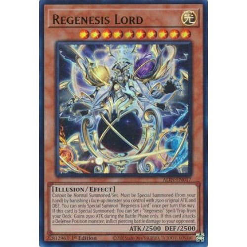 Regenesis Lord - ALIN-EN017 Ultra Rare 1st Edition - Single