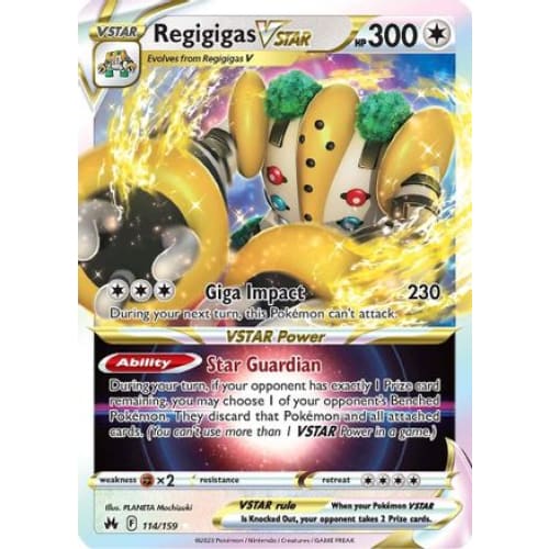 Regigigas VSTAR (114) Ultra Rare Holofoil - Single