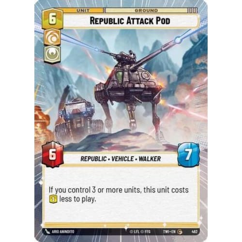 Republic Attack Pod (hyperspace) (462) by Twilight – Hobbiesville
