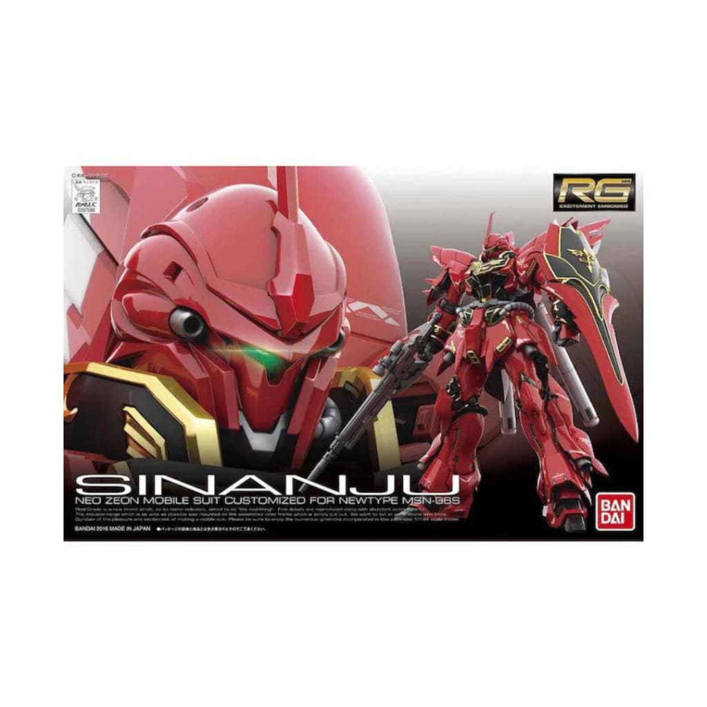 Rg 22 Sinanju 1/144 by Bandai | Hobbiesville